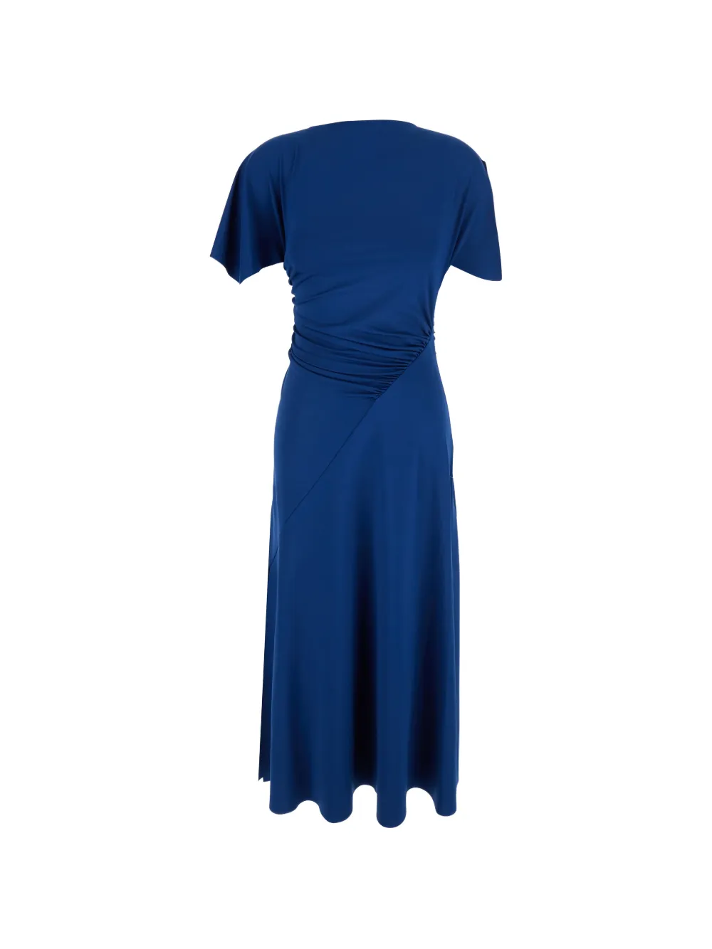Victoria Beckham Blousey asymmetric dress - Blu