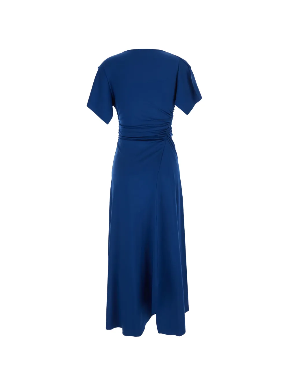 Victoria Beckham Blousey asymmetrische jurk Blauw