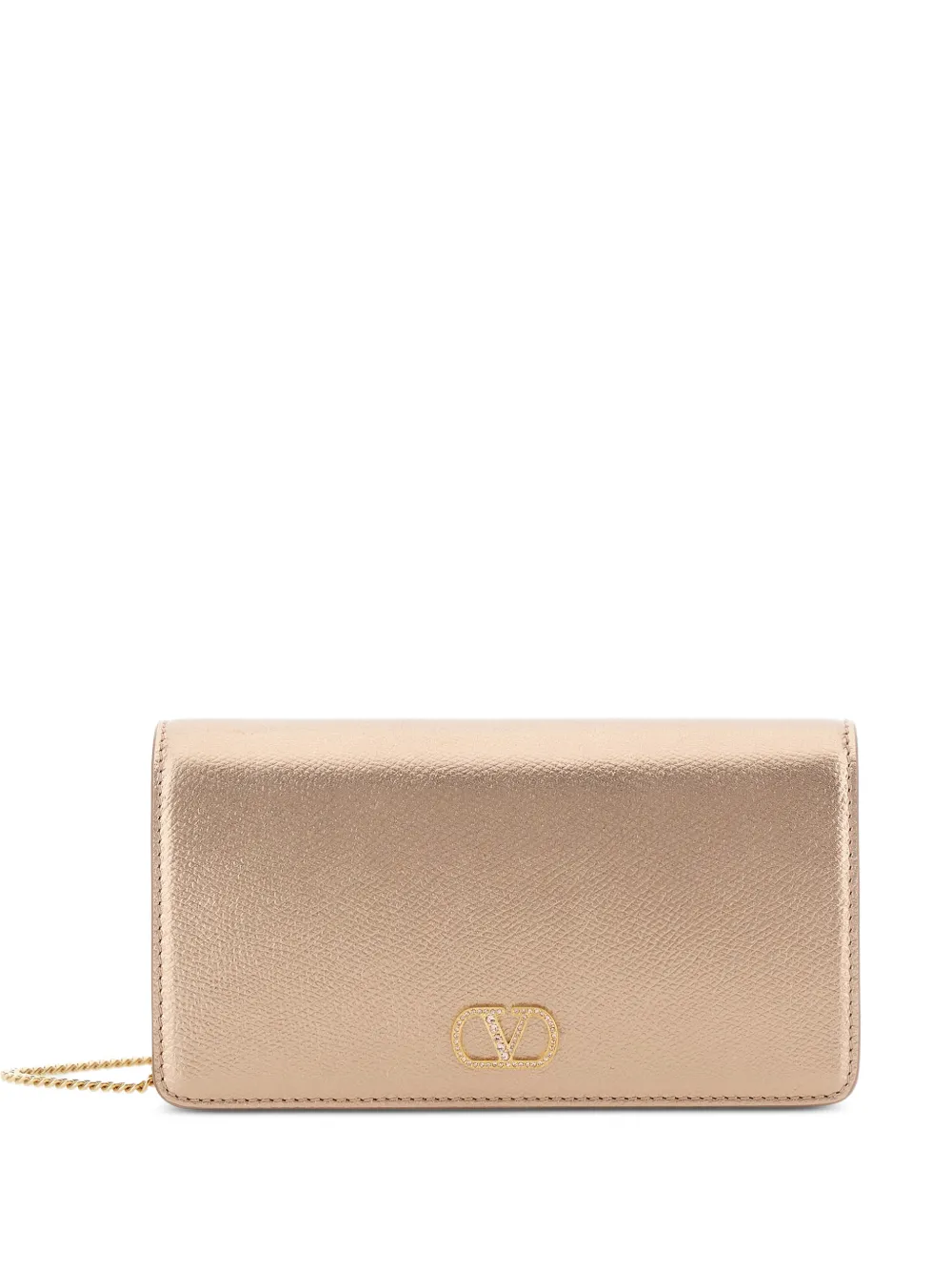 Valentino Garavani VLogo Signature clutch bag - Oro