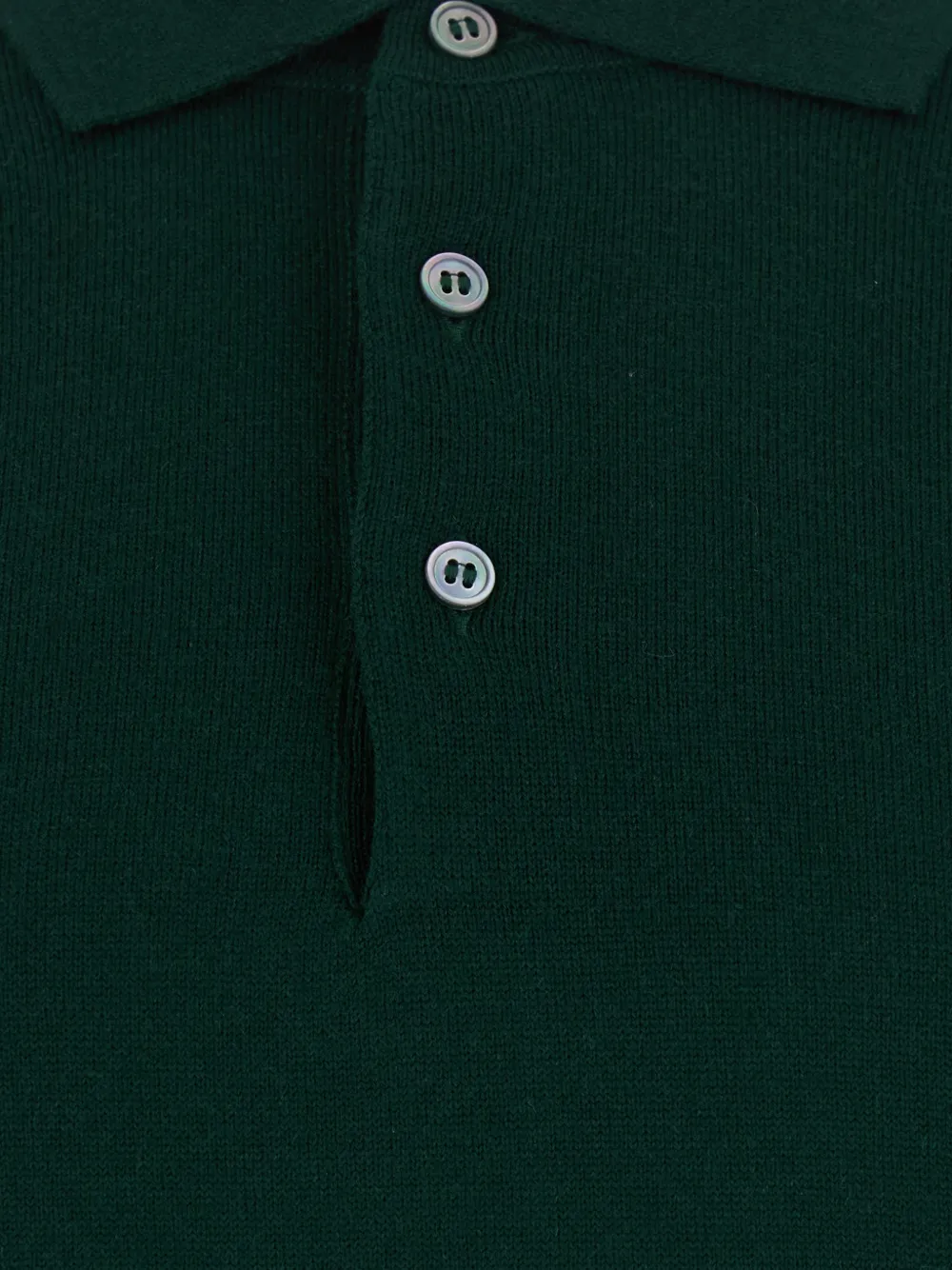 Tagliatore button-placket sweater Groen