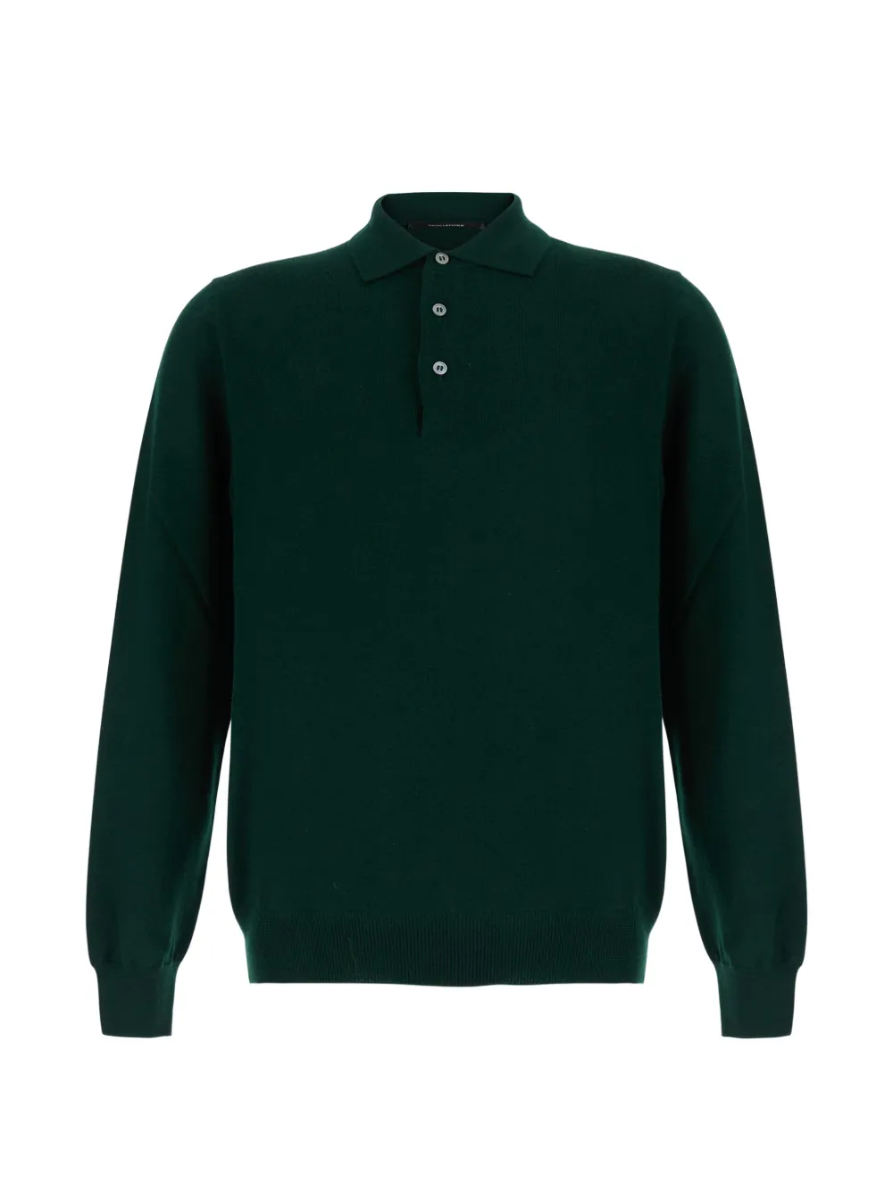 Tagliatore button-placket sweater Groen