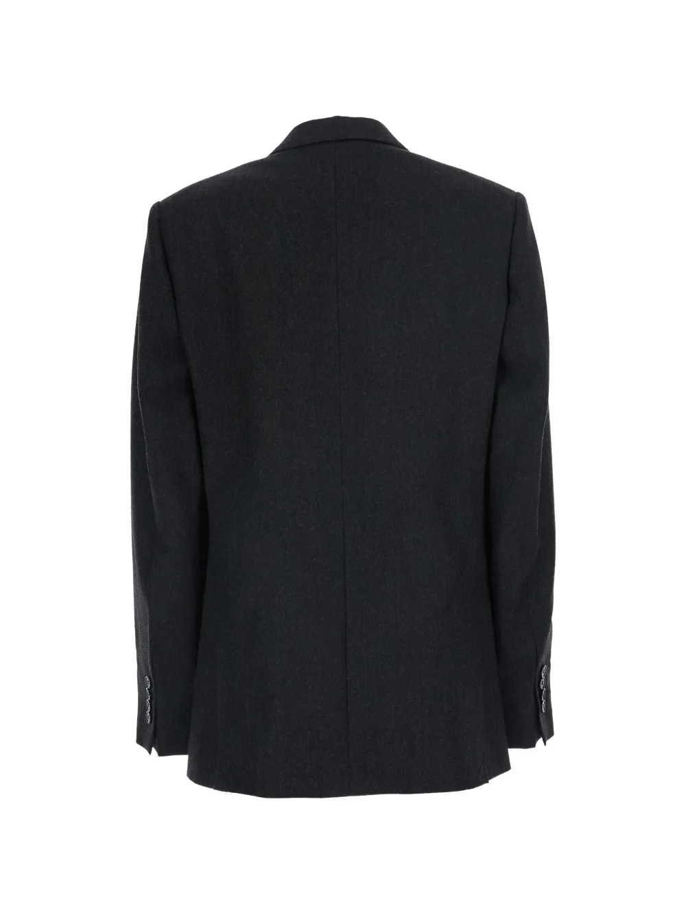 Victoria Beckham Wollen blazer met dubbele rij knopen Grijs