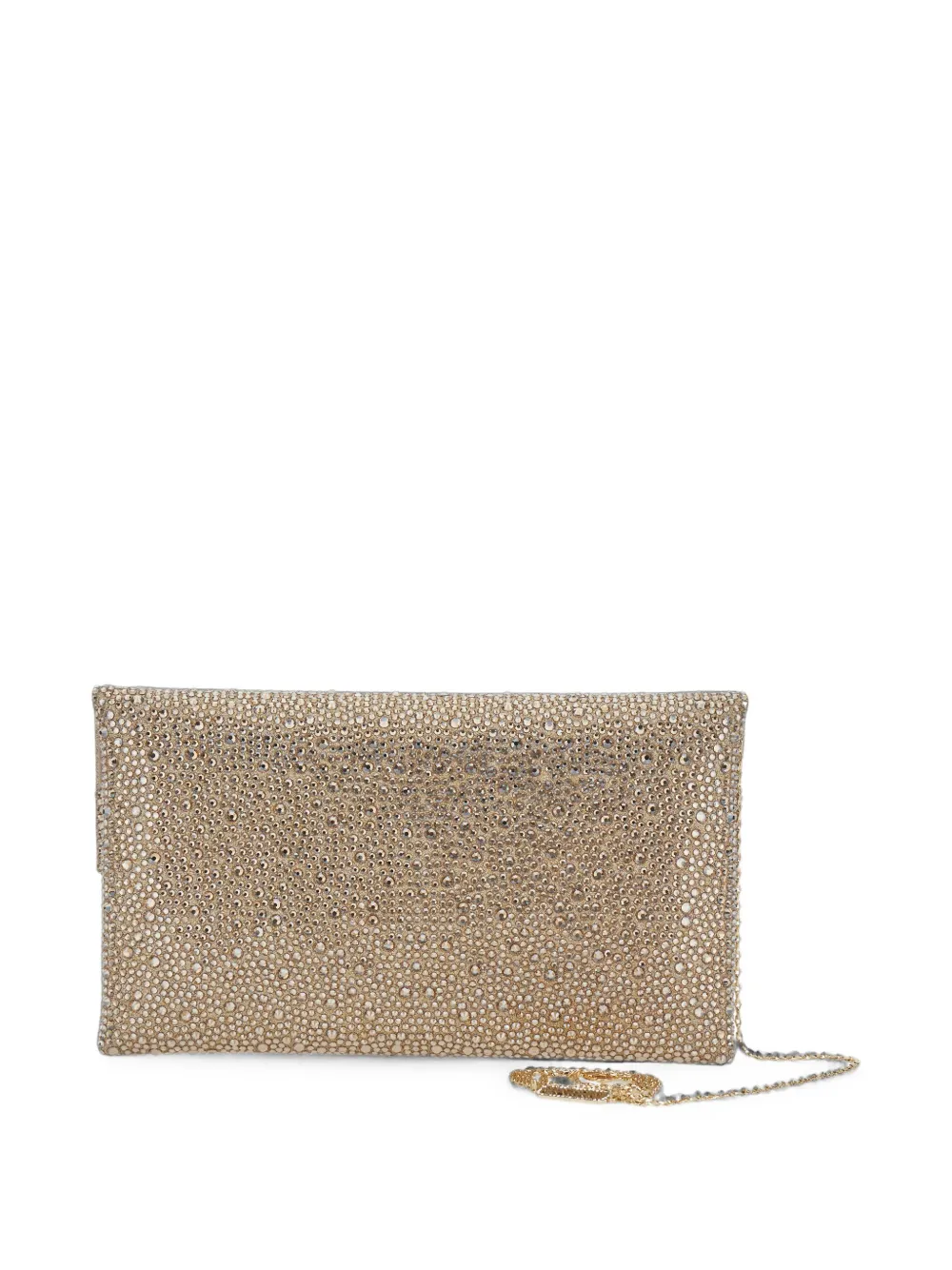 TWENTY FOURHAITCH Clutch verfraaid met kristallen Goud