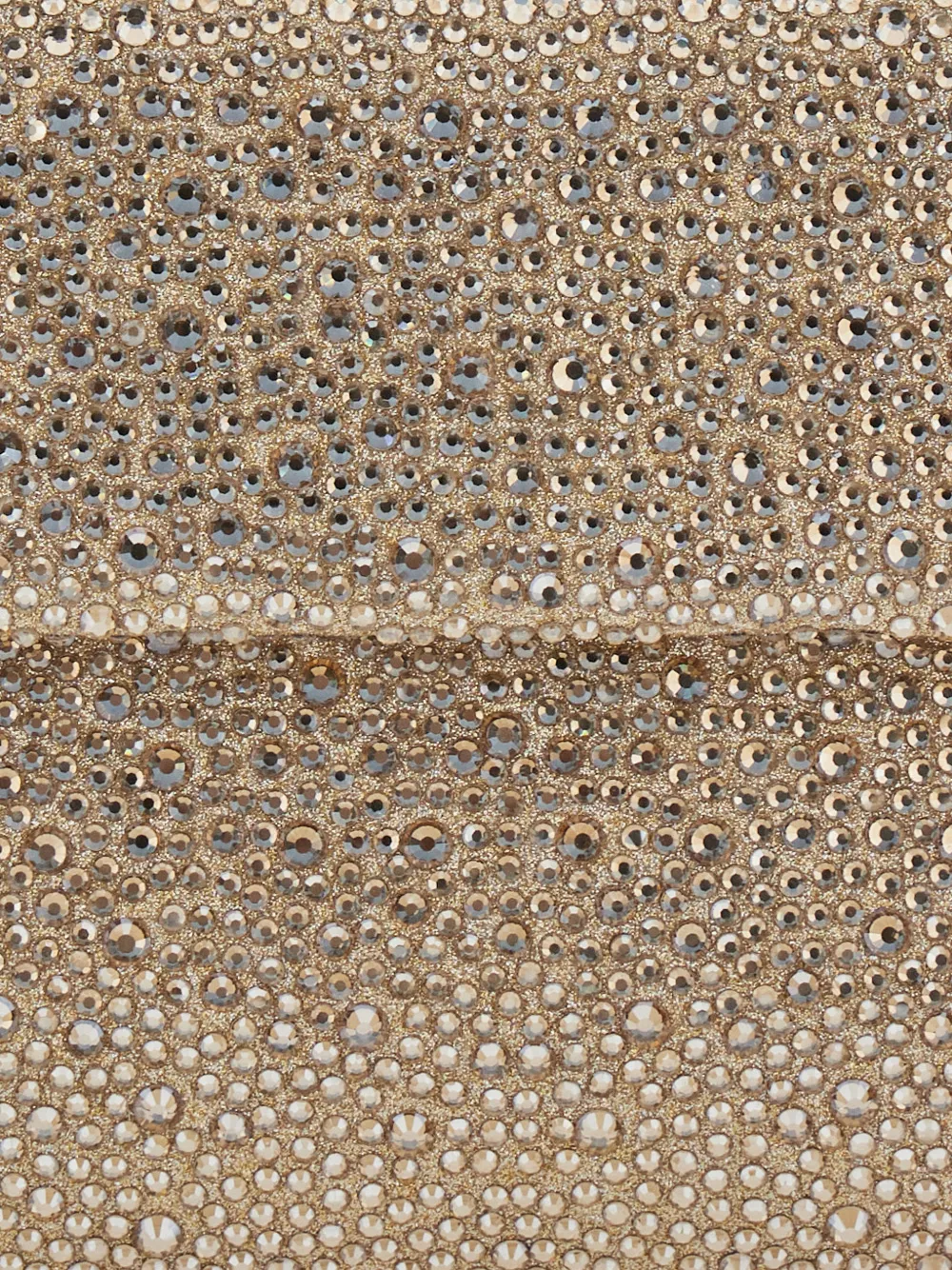 TWENTY FOURHAITCH Clutch verfraaid met kristallen Goud