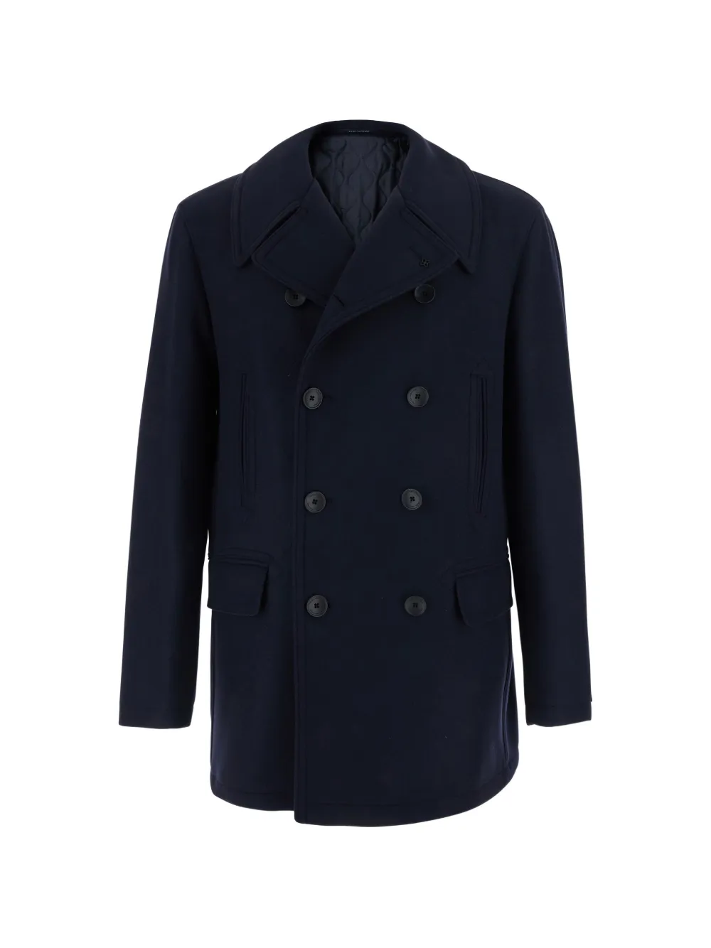 Tagliatore double-breasted pea coat - Blu
