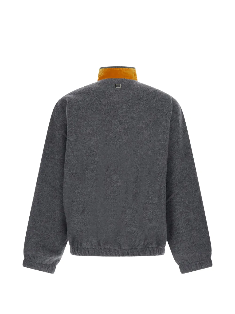 Wooyoungmi half-zip wool-blend jumper Grijs