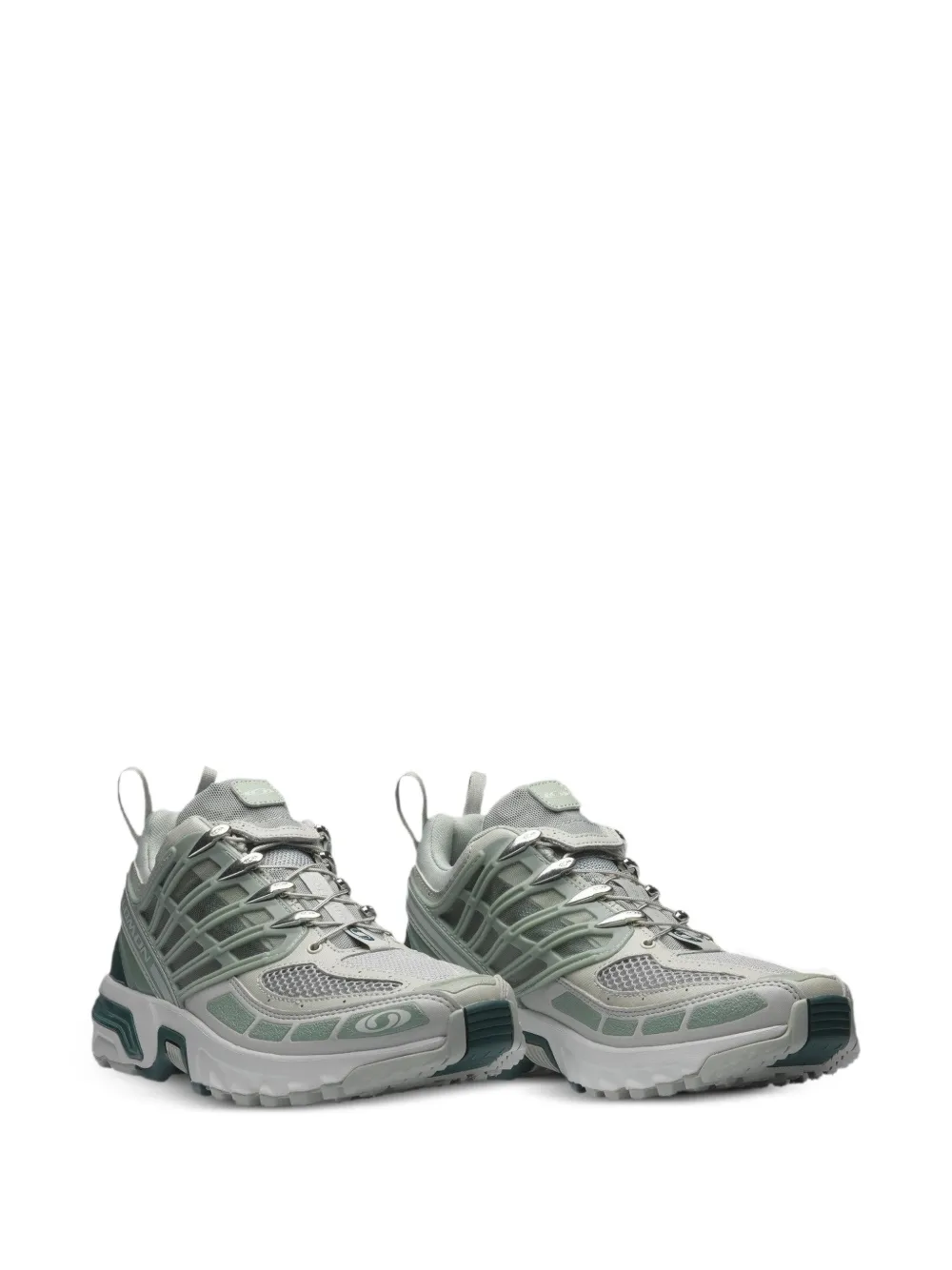 Salomon ACS Pro sneakers met vlakken en gekooid detail Groen
