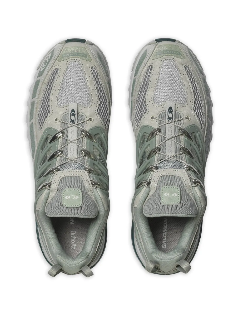 Salomon ACS Pro sneakers met vlakken en gekooid detail Groen