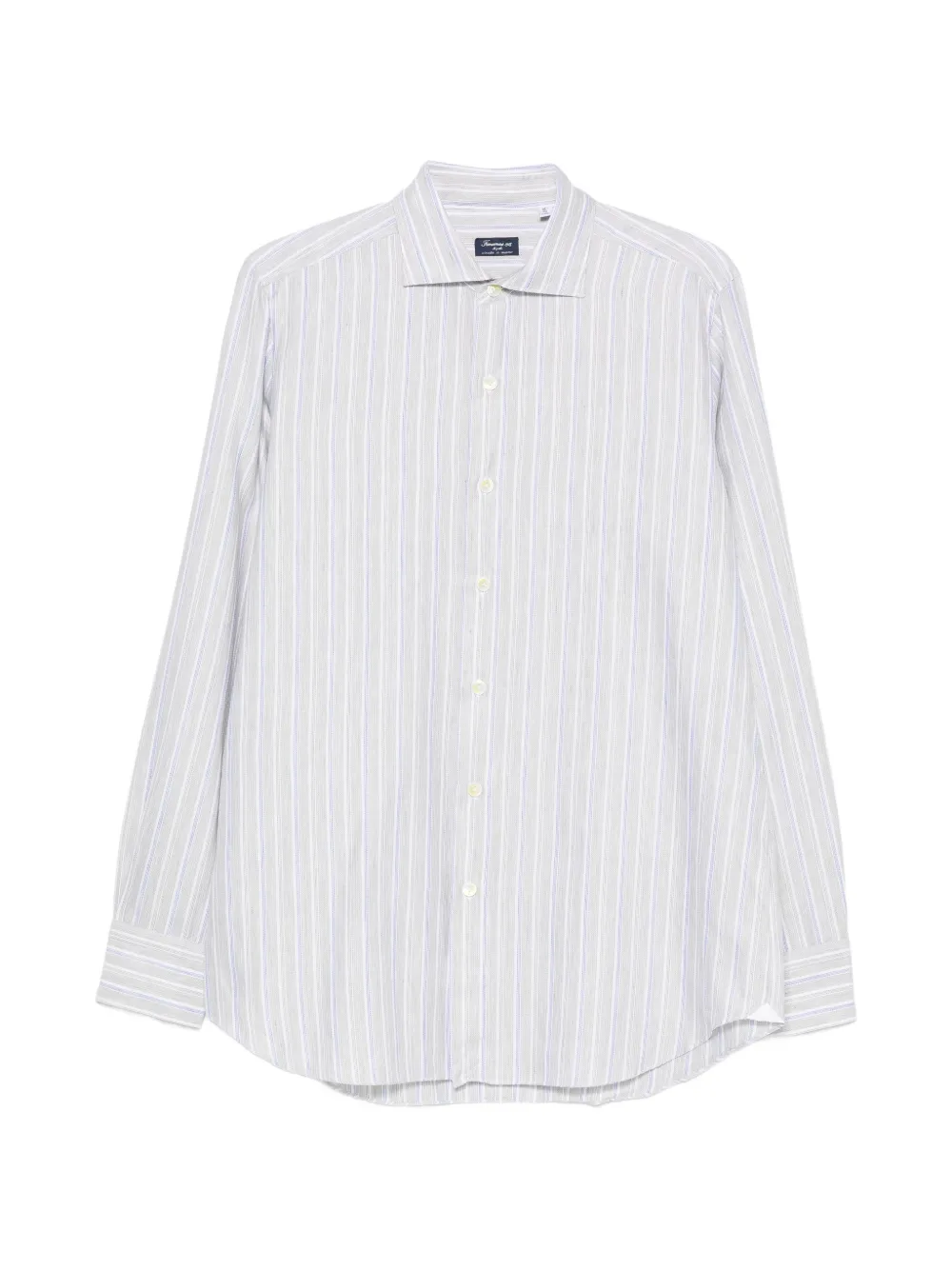 Finamore 1925 Napoli Milano striped shirt - Green