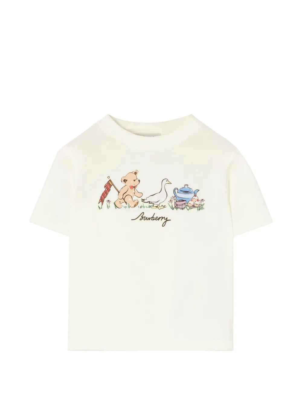 Burberry Kids Thomas Bear and Friends cotton T-shirt - Weiß