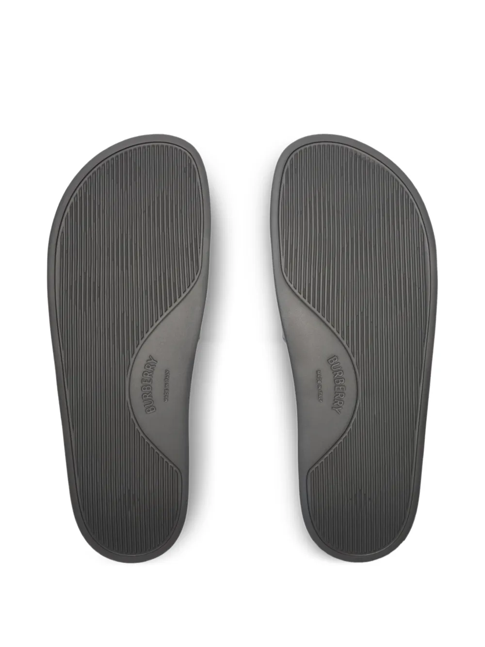 Burberry Check slippers Zwart