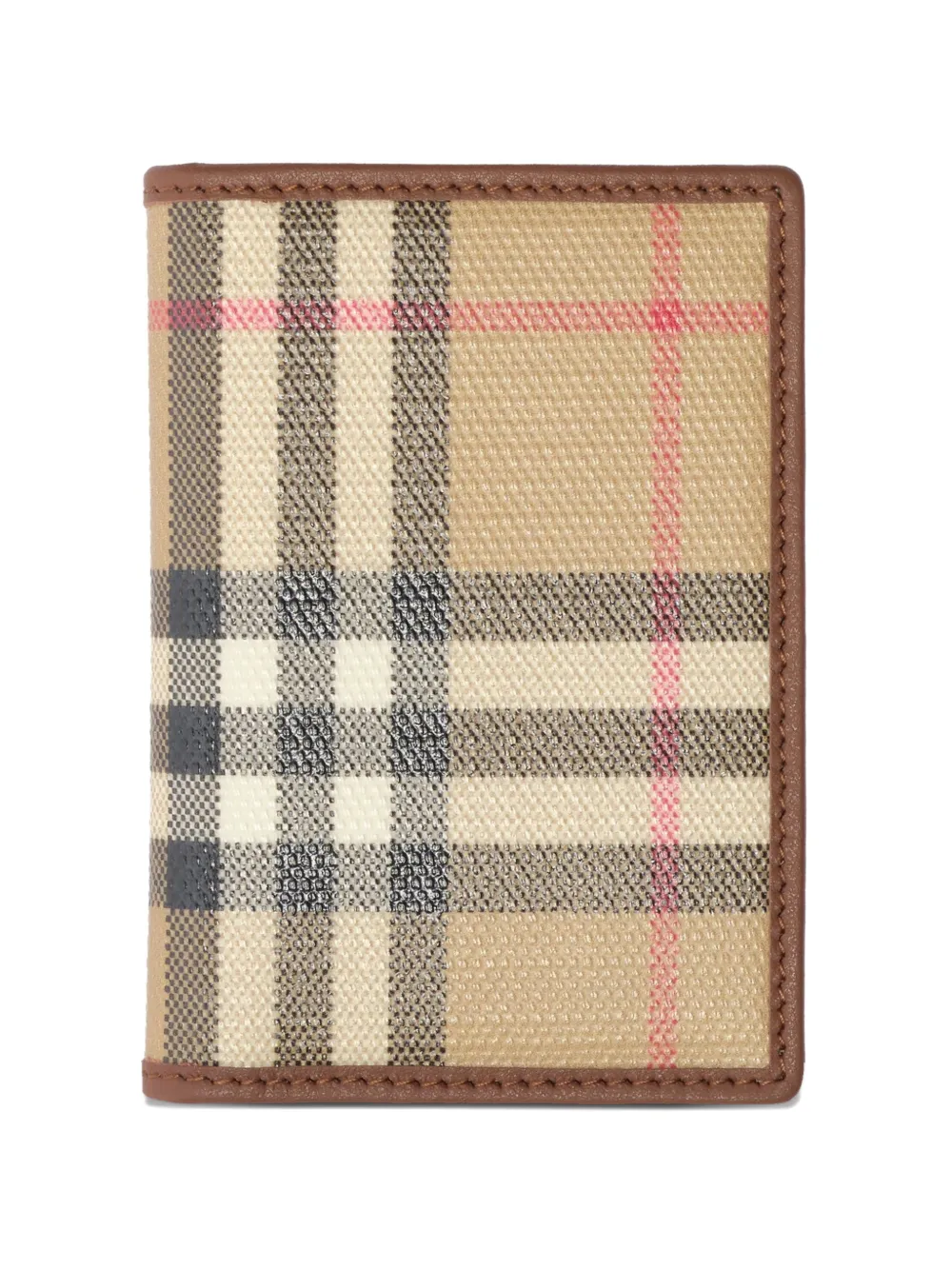 Burberry Check passport holder - Toni neutri