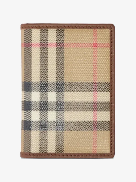 Burberry Check passport holder