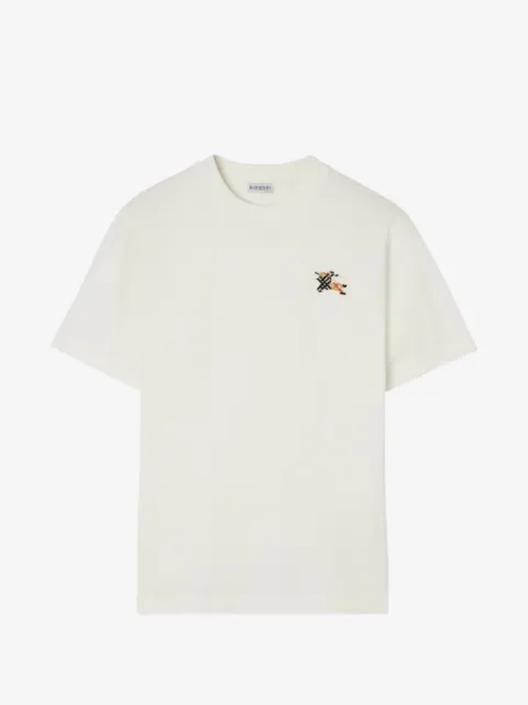 Burberry playera Knight de algodón