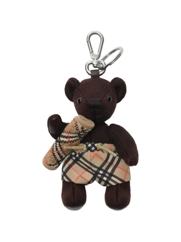バーバリー ベア Burberry トーマスベア チャーム | ブラウン | FARFETCH JP