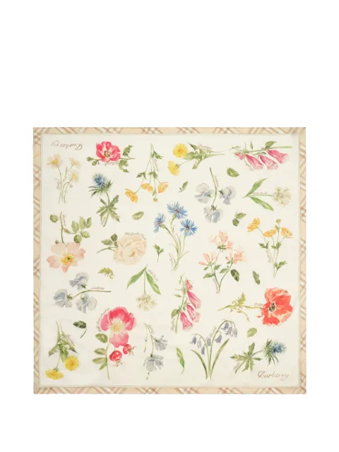 Burberry Blooms of Britain silk scarf