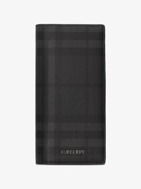 Burberry City Check continental wallet