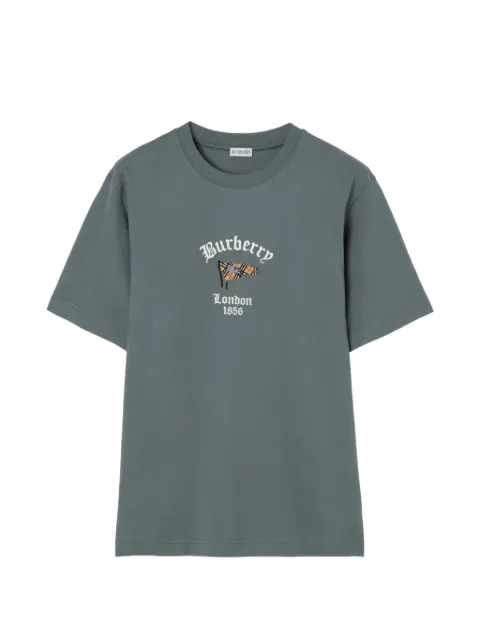 Burberry Check-flag cotton T-shirt