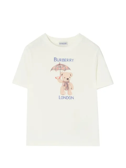 Burberry Kids London Bear cotton T-shirt