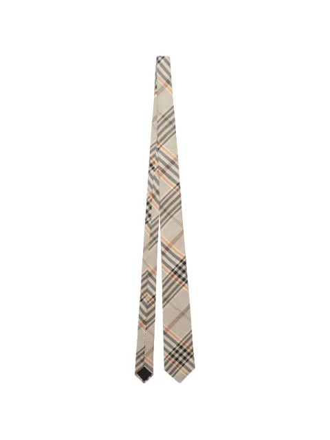 Burberry Check silk tie