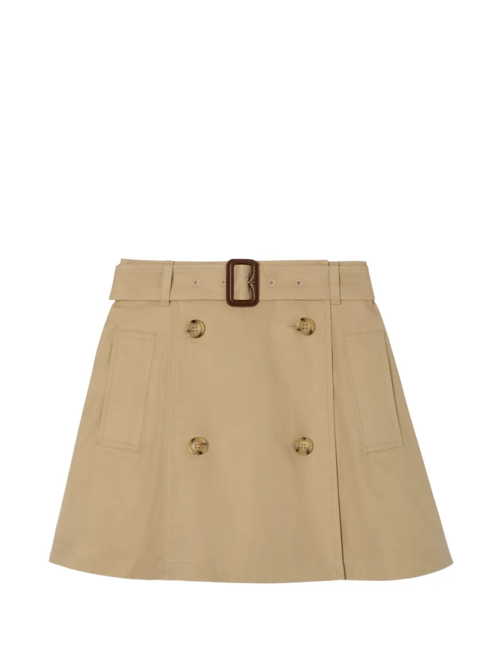 Burberry Kids Cotton trench skirt - Toni neutri