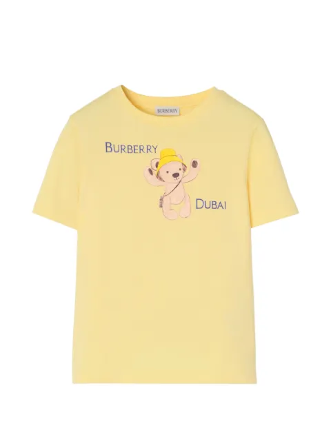 Burberry Kids Dubai Bear T-shirt i bomuld