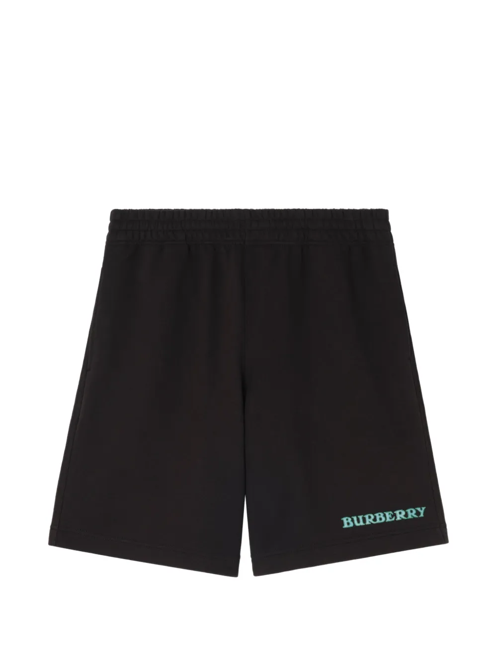 Burberry logo cotton shorts - Schwarz