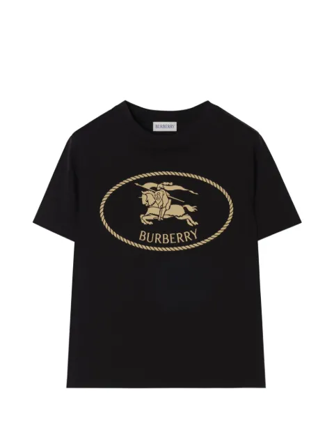 Burberry Kids Knight-stamp cotton T-shirt