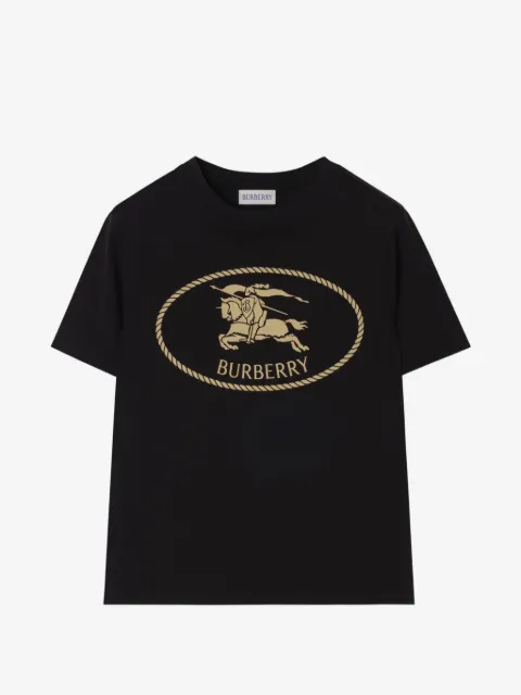 Burberry Kids Knight-stamp cotton T-shirt
