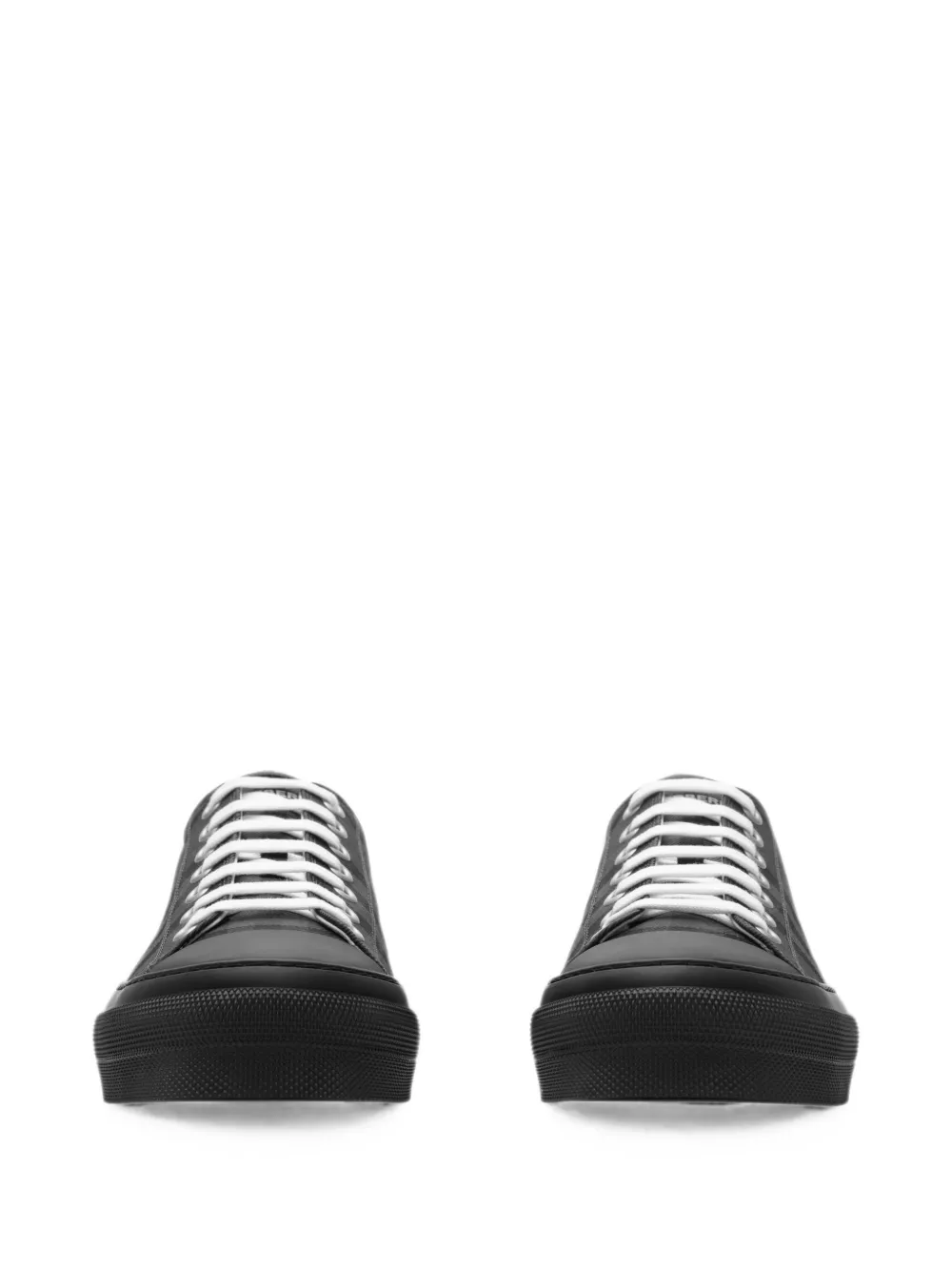 Burberry Check nylon-blend sneakers Zwart