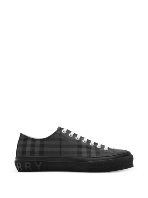 Burberry Check nylon-blend sneakers