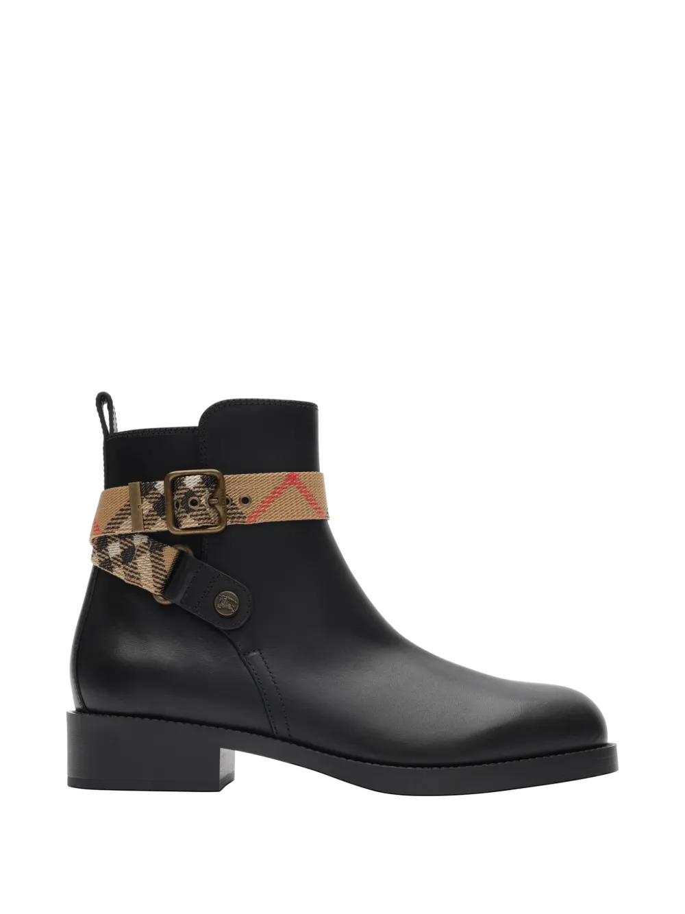 Burberry leather Huntley boots - Schwarz