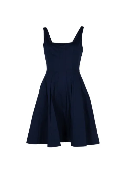 STAUD vestido corto Wells