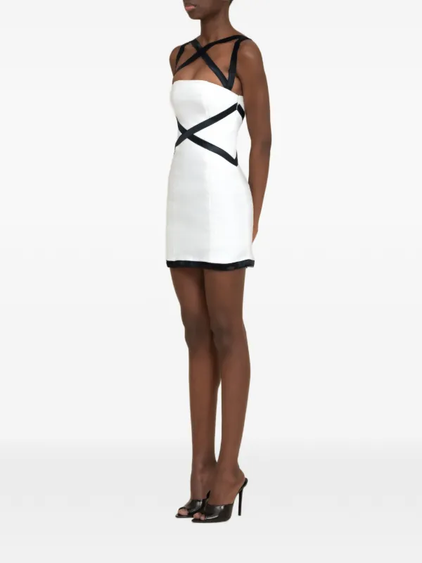 cross strap mini dress Sequin Cross Strap Mini Dress by PCFG