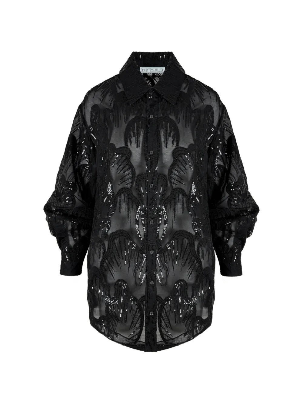 Contessa Mills Wicca mini dress - Nero
