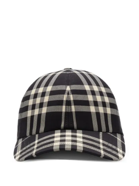 Burberry Check cotton baseball cap