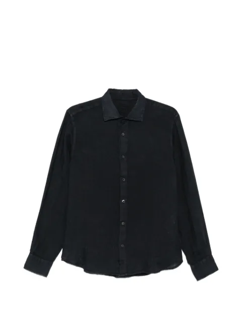120% Lino camisa con botones