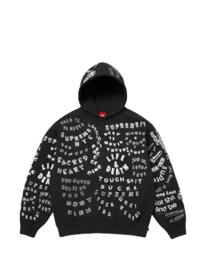 Supreme ジップアップ パーカー | ブラック | FARFETCH JP
