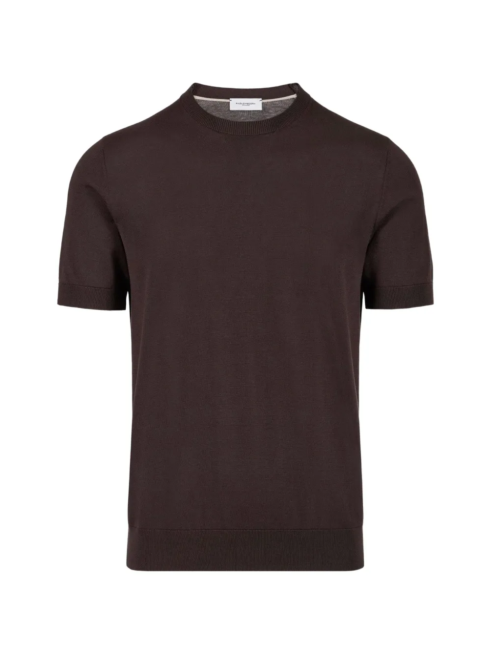 Paolo Pecora short-sleeve sweater - Braun