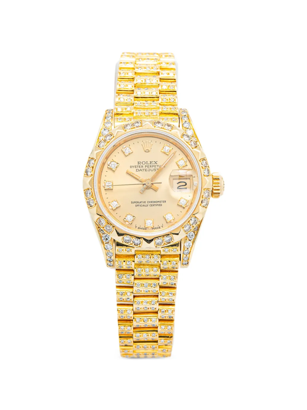 Rolex Datejust diamond 26mm watch - Oro