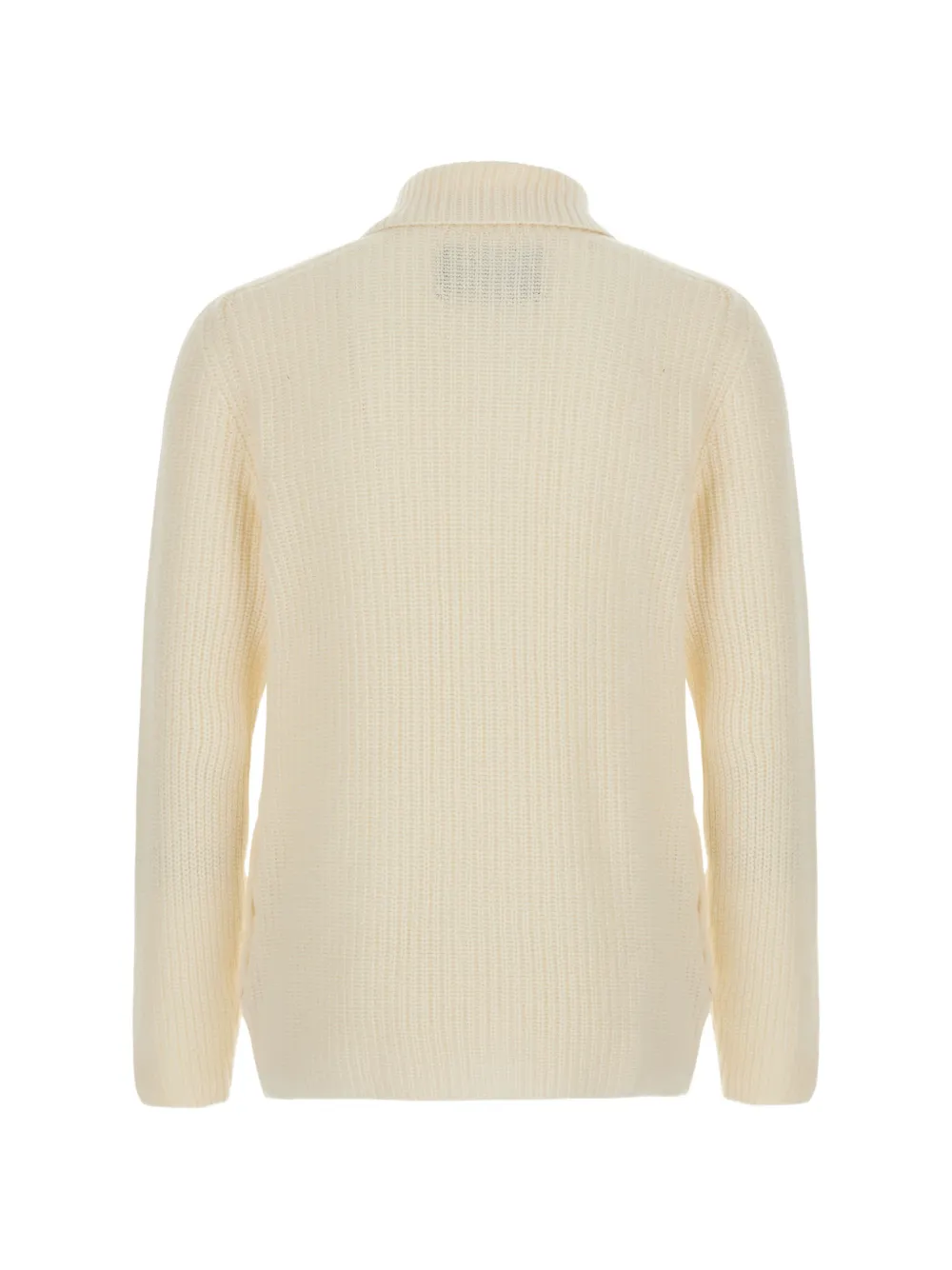 Tagliatore Ribgebreid vest Beige