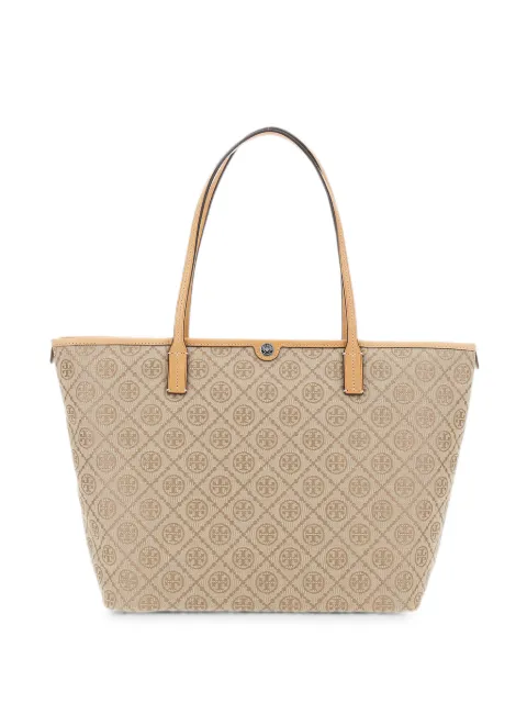 Tory Burch T-Monogram zip tote