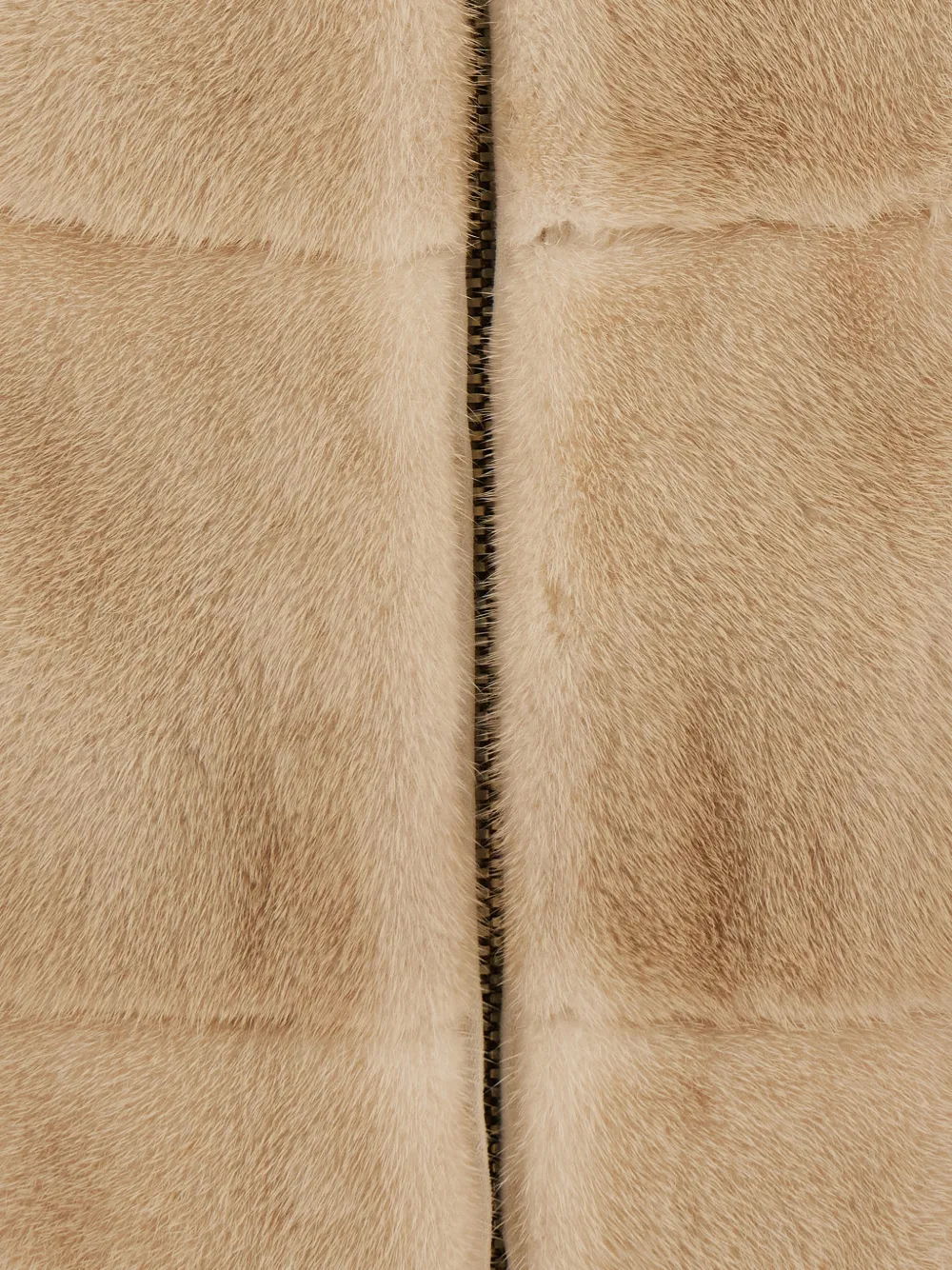 Suprema Jas met vlakken en rits Beige