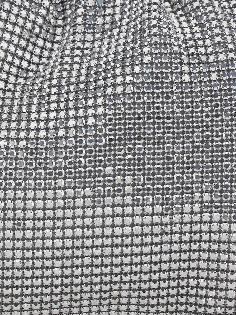 TWENTY FOURHAITCH Petra clutch verfraaid met kristallen Zilver