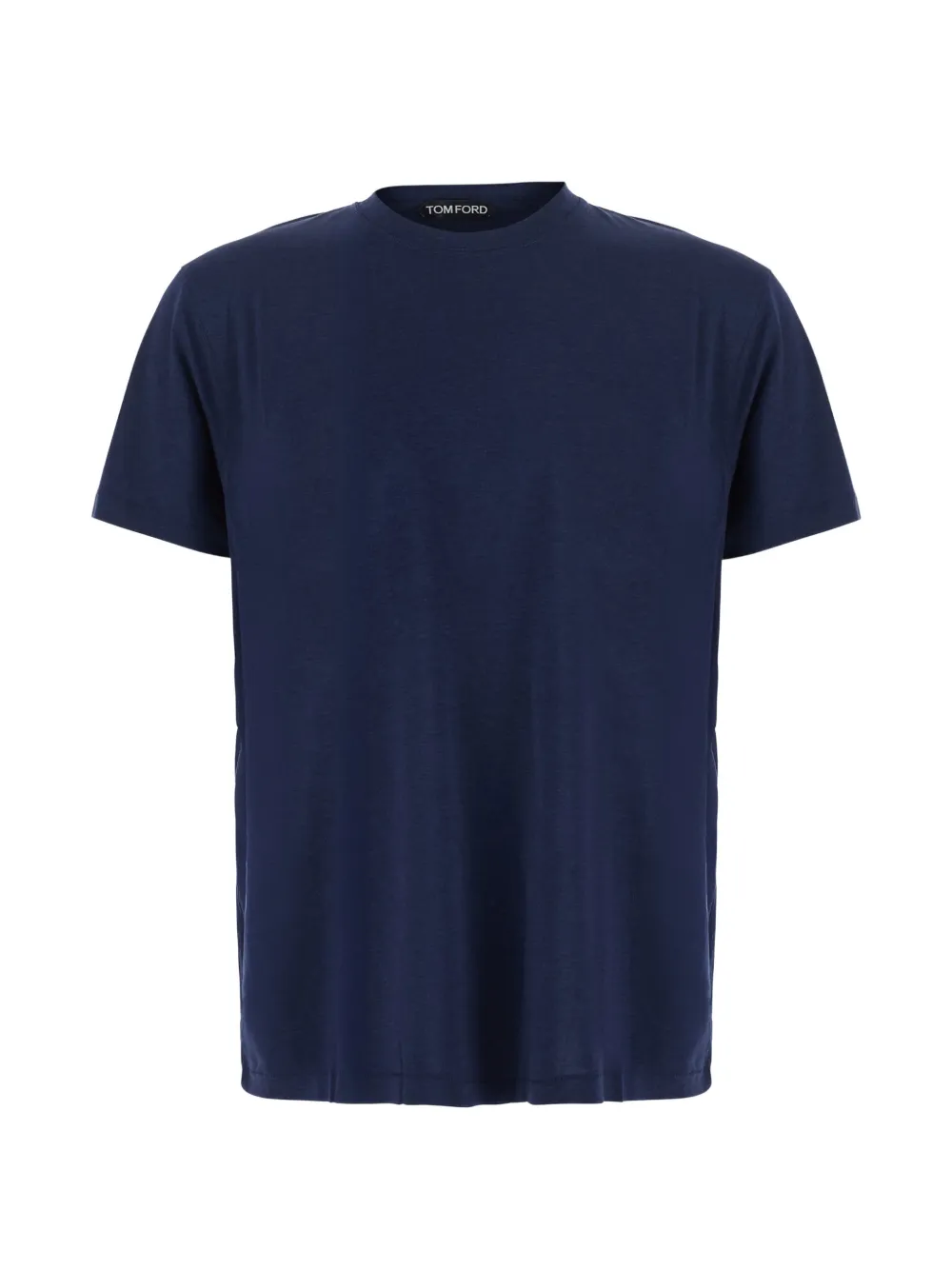 TOM FORD logo-embroidered T-shirt - Blu