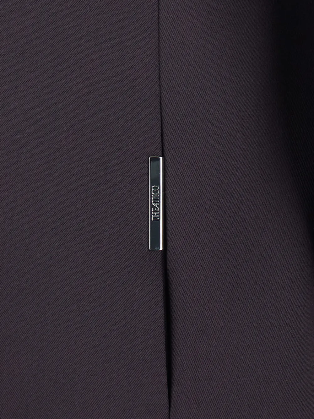 The Attico Paarse smoking blazer Bruin