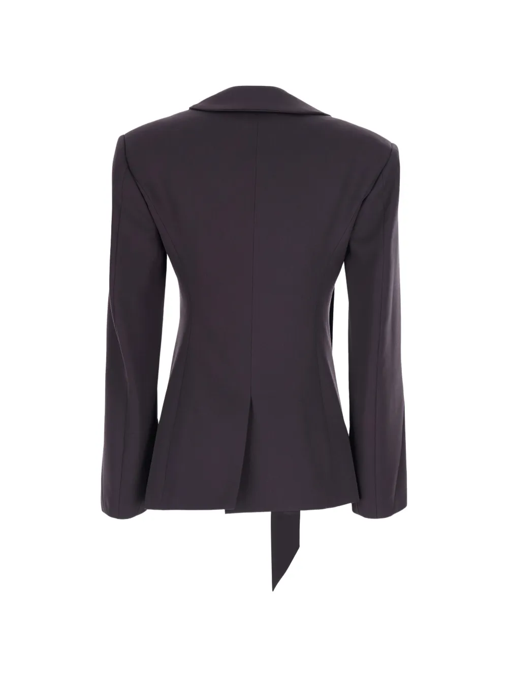 The Attico Paarse smoking blazer Bruin