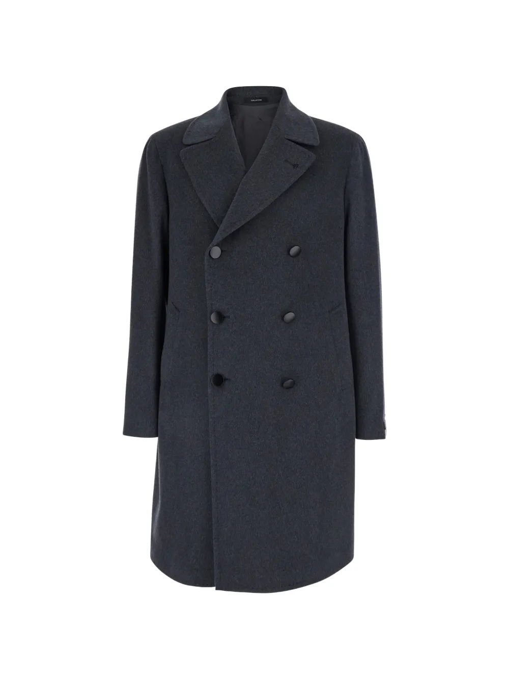 Tagliatore strap-detail double-breasted coat - Grigio