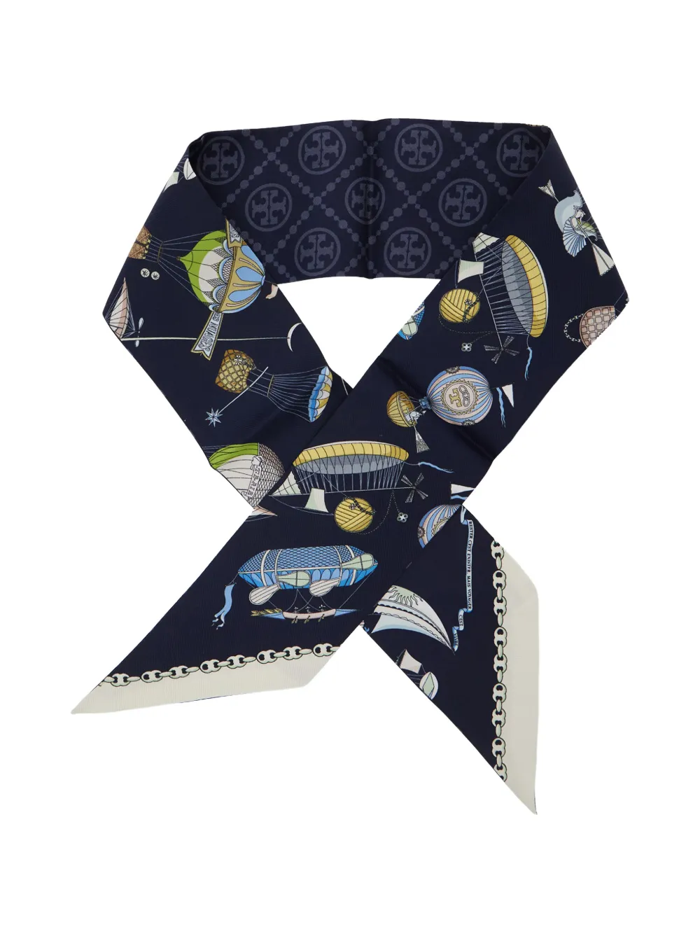 Tory Burch Sjaal met print Blauw