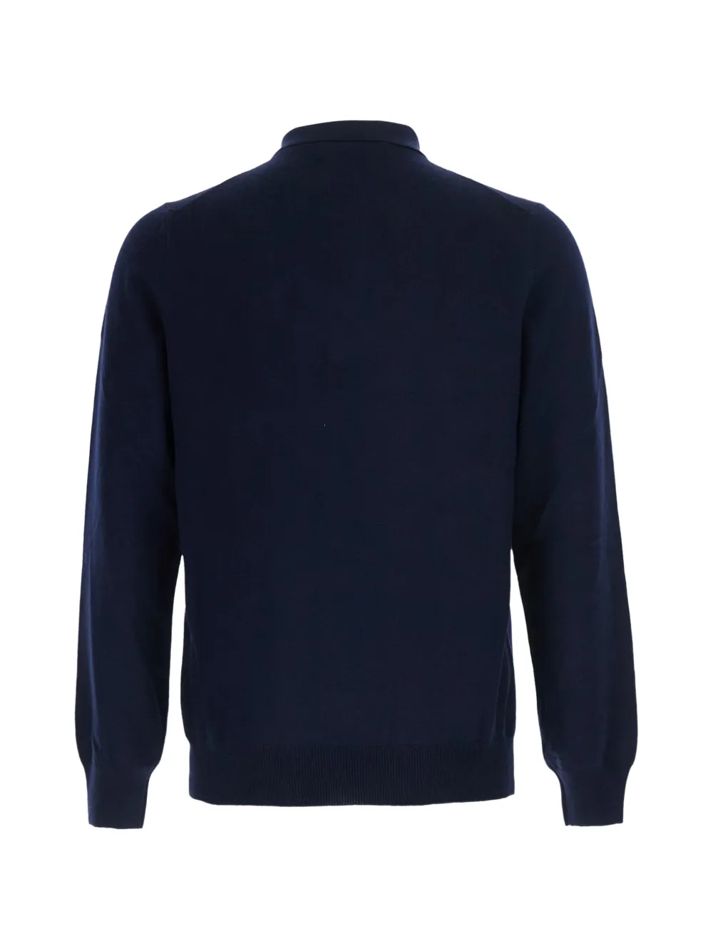 Tagliatore Gebreide trui met knoopsluiting Blauw